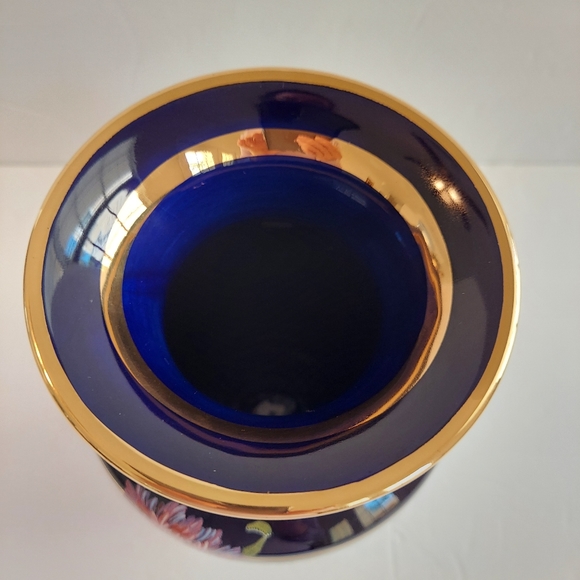 Greek Cobalt Blue Vase - Picture 9 of 11